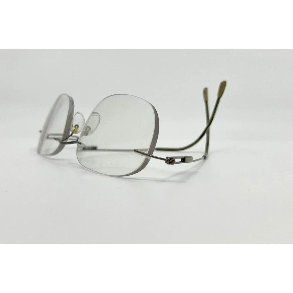Silhouette Eyeglasses Unisex Brown Rimless Titanium Frame 44153 Medium